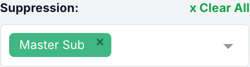 Suppression dropdown